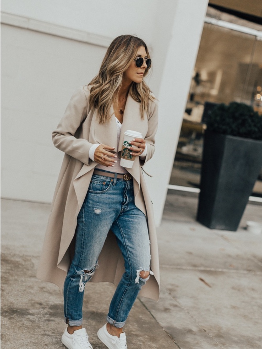 Danier Open Waterfall Trench Jacket